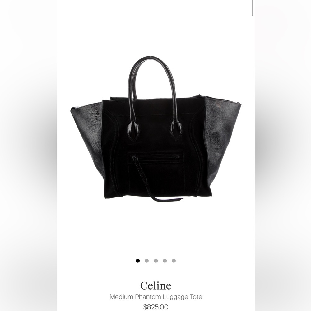 Large Preloved Celine Luggage Tote